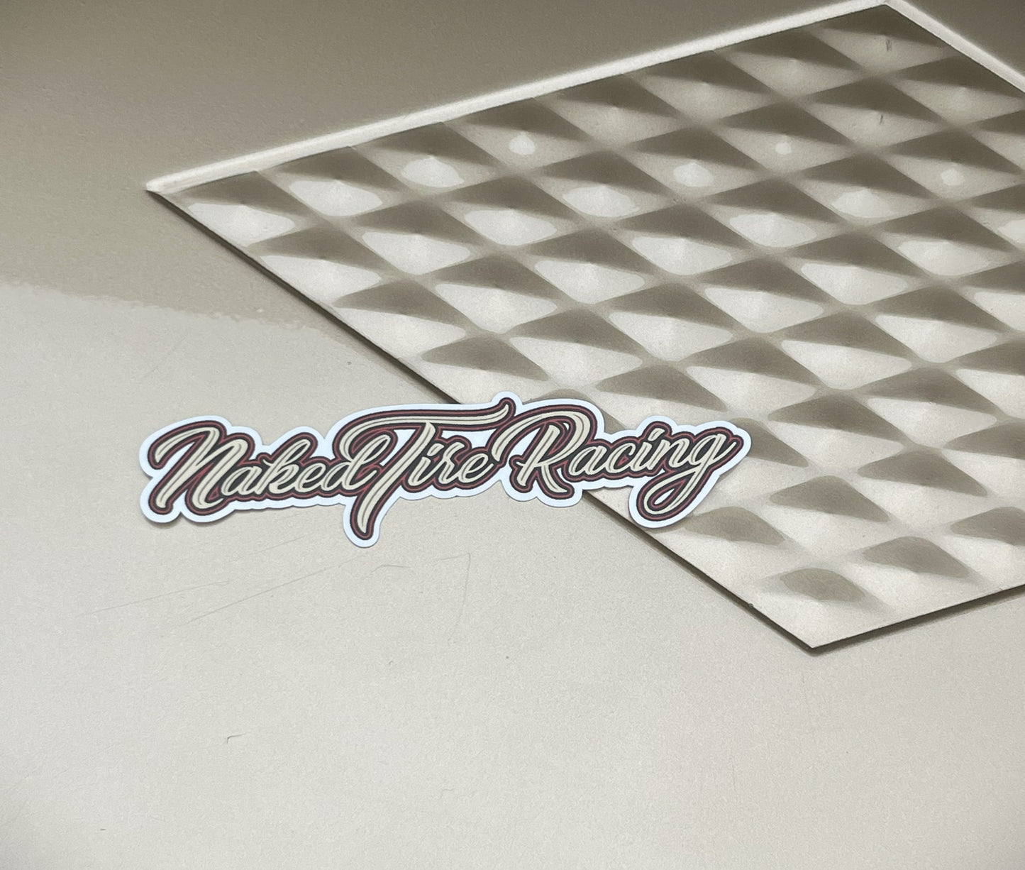 Old School Script Sticker 5"