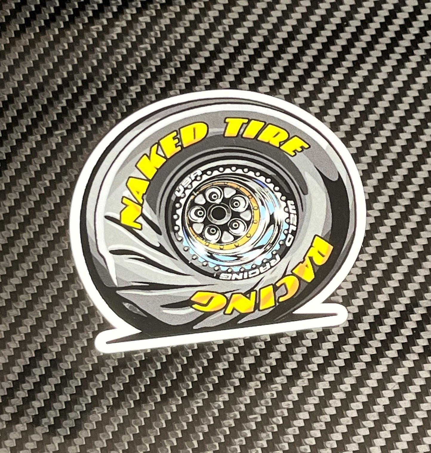 Tire Wrinkle Sticker 3"