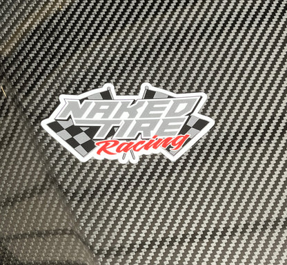 New School Flag Sticker 4"